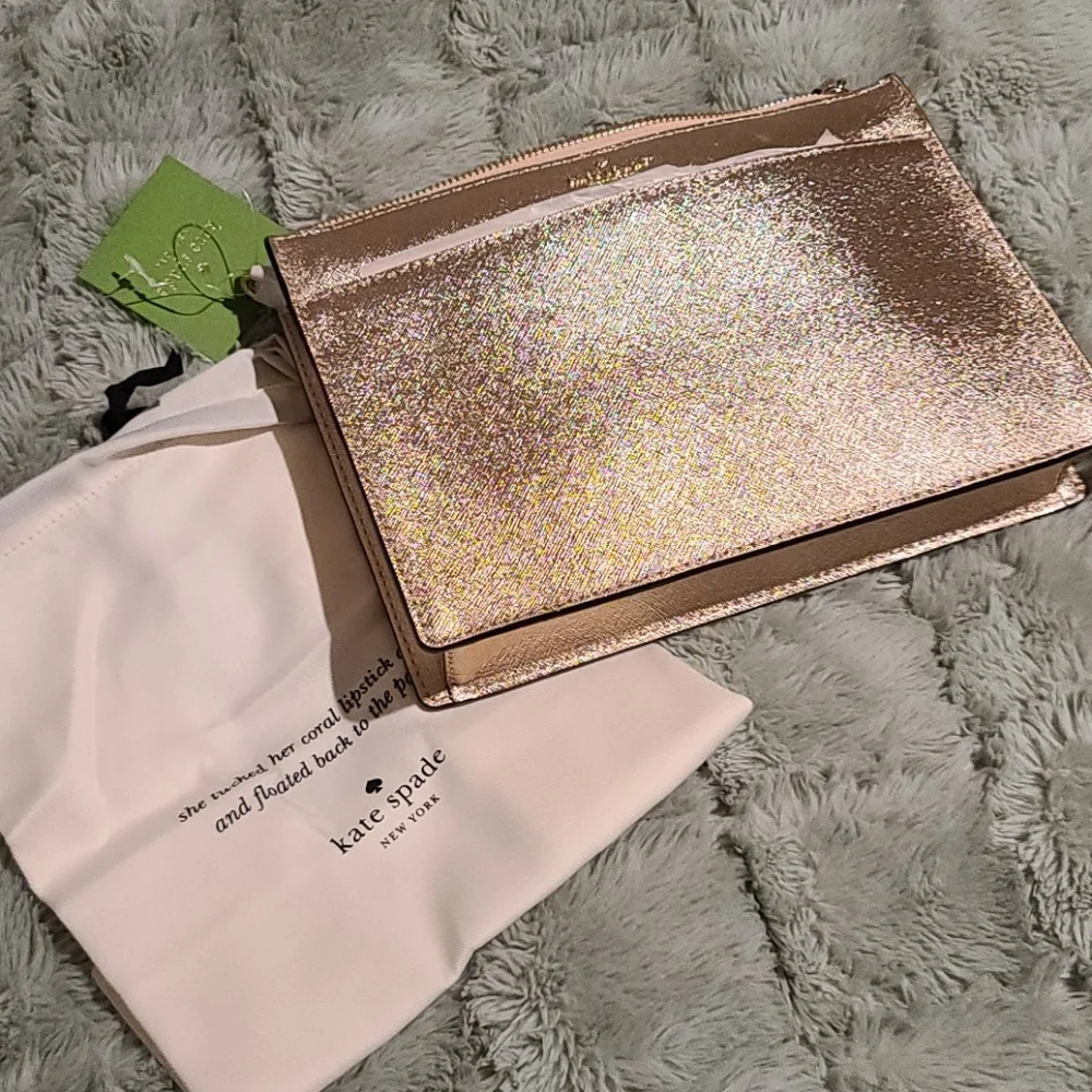 Brand new Kate Spade rose gold purse - Picture 1 of 7